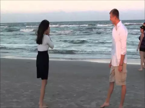 Funniest Beach Proposal