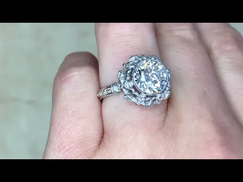 2.23ct Dome Shaped Buccellati Diamond Engagement - Buccellati Diamond Ring. Circa 1960 - Hand Video