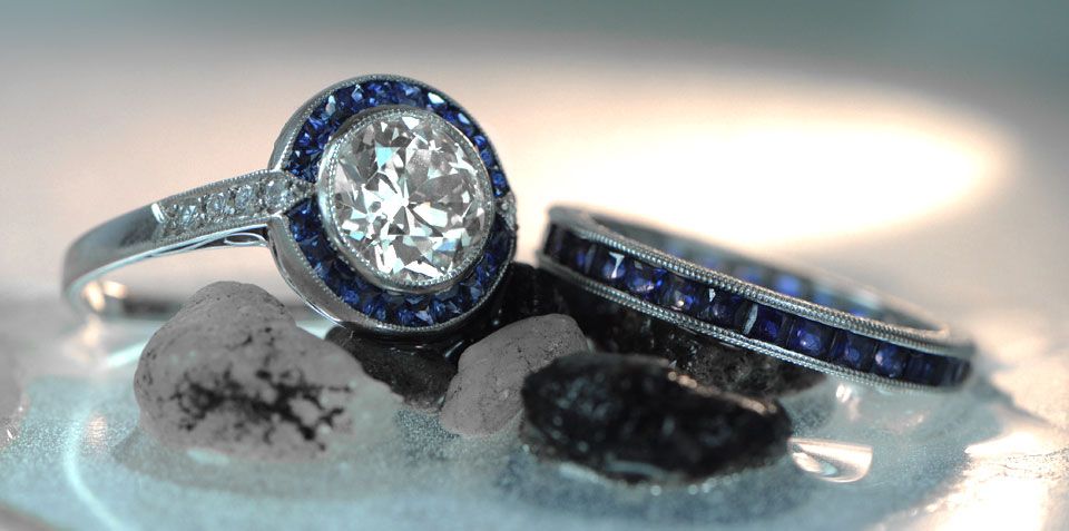 Vintage And Antique Sapphire And Diamond Rings