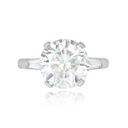 5.09ct Round Brilliant Cut Diamond Engagement Ring SPK101