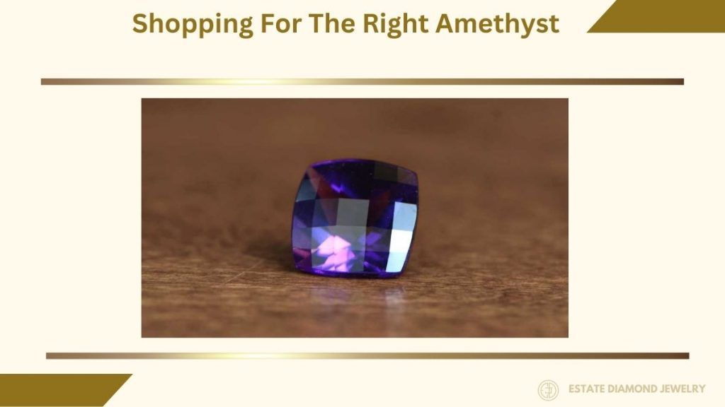 picture of an amethyst stone to shop for it 
