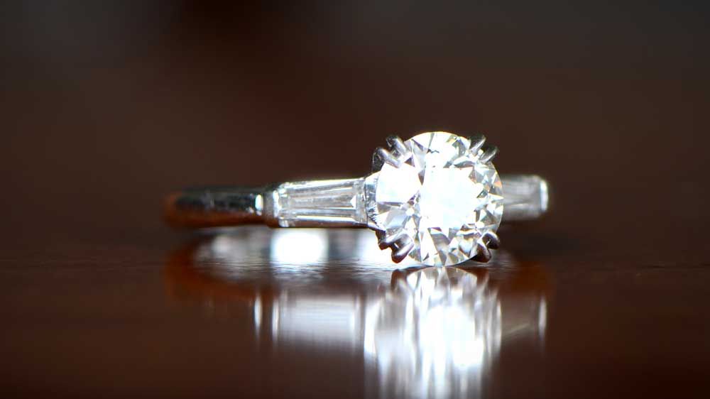 Simple Prong Set Engagement Ring