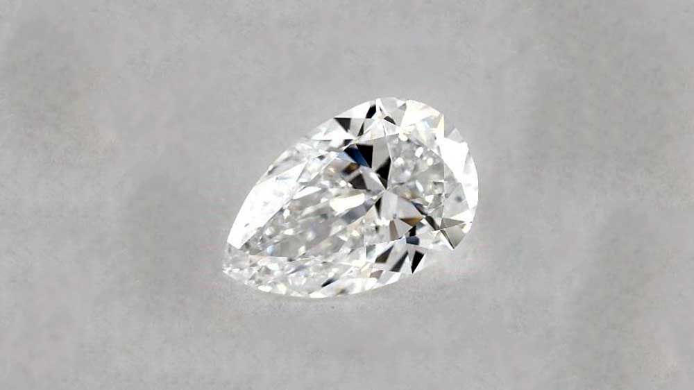 Brilliant Pear Shape Cut Diamond