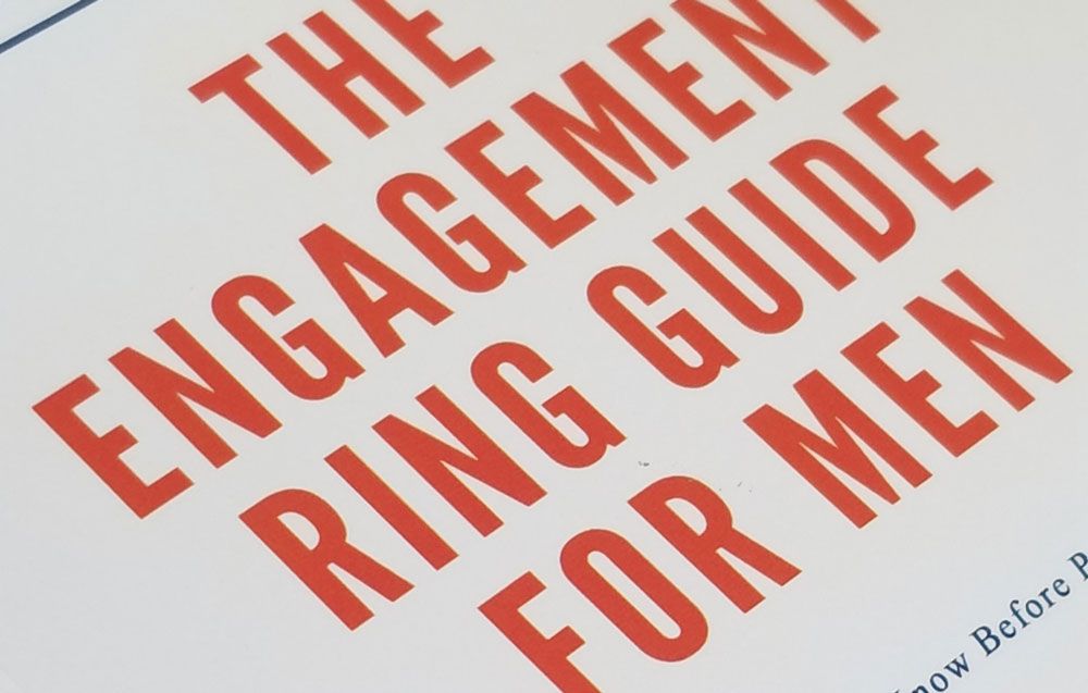 Guide book for engagement rings for men