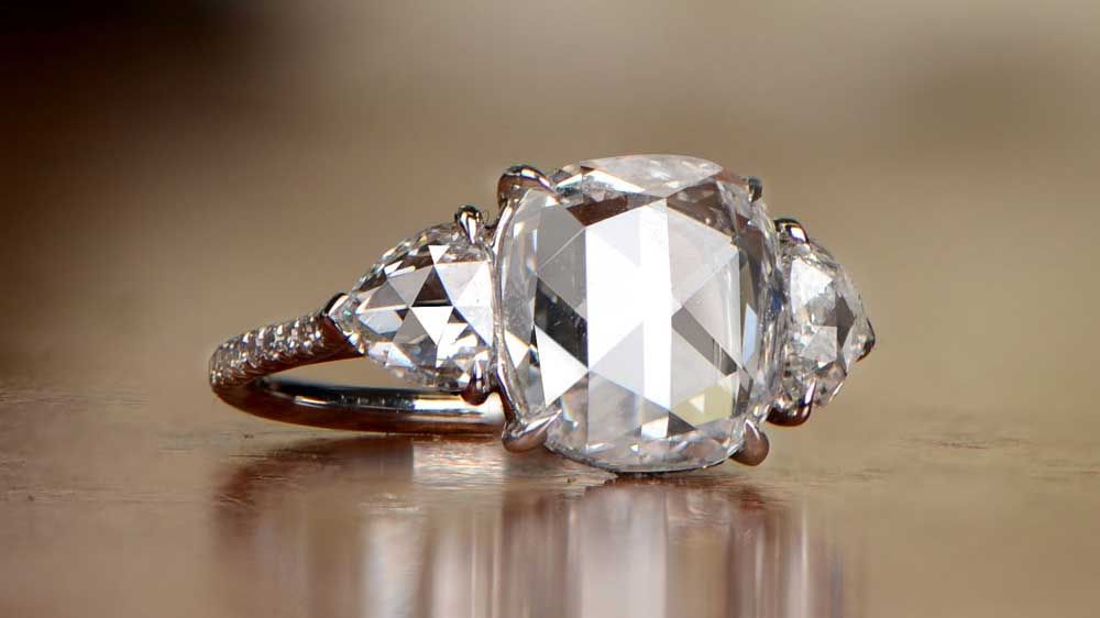 Three Stone Diamond Ring HER4