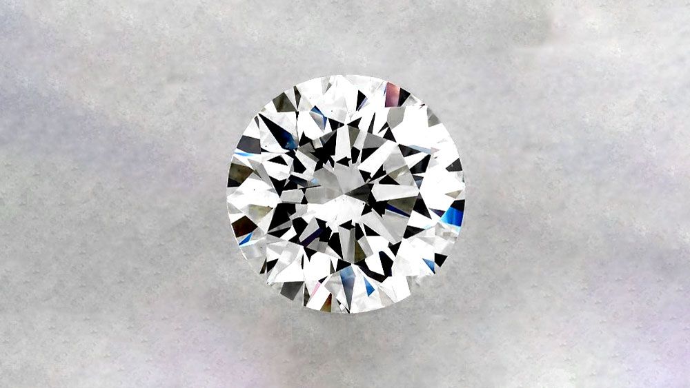 Diamond with Pinpoint Inclusions