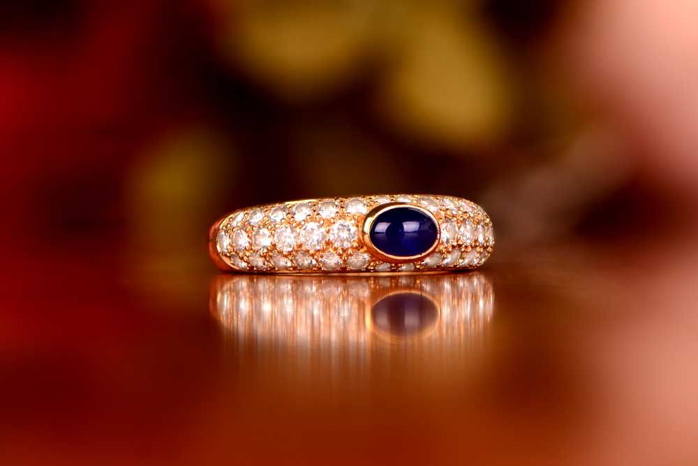 Cartier Sapphire Ring Gift for 10th Year