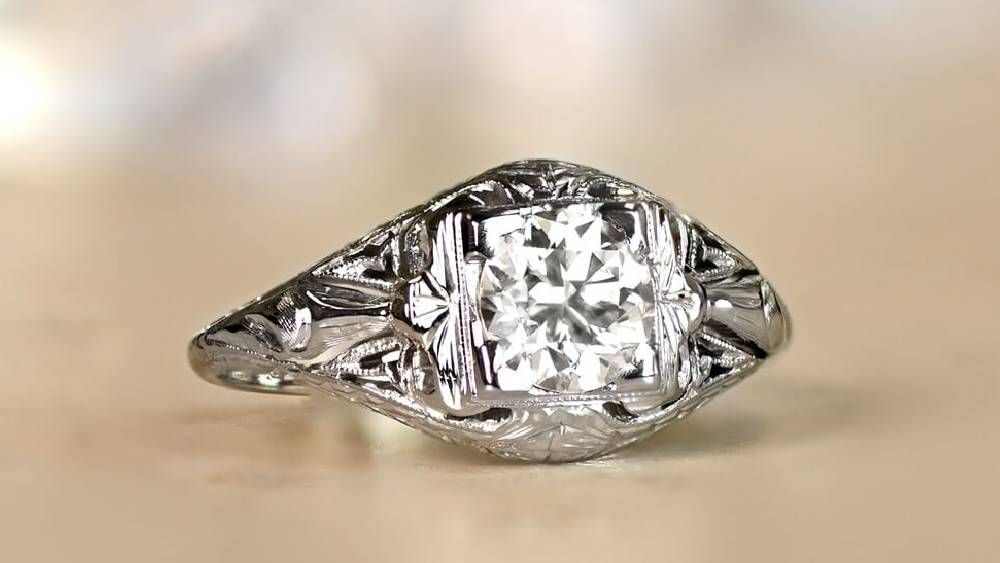 Vintage Virginia Diamond Engagement Ring For $4000