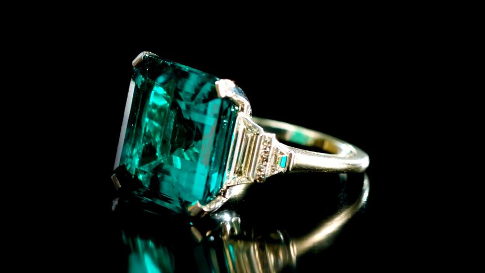 Rockefeller Emerald Colombian Ring