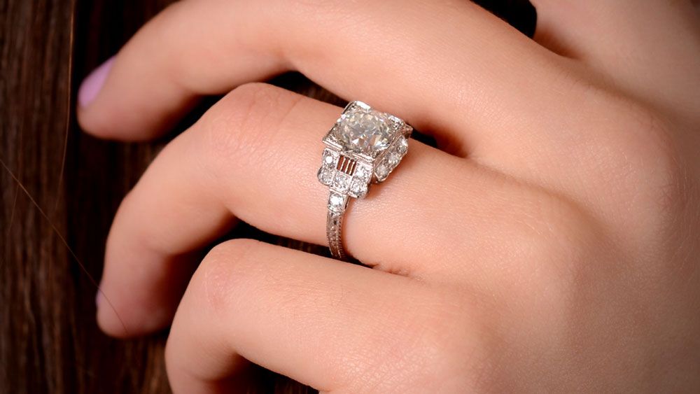 12655 18000 diamond engagement ring Artistic