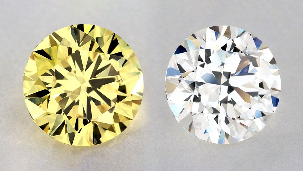 Yellow Diamond vs White Diamond