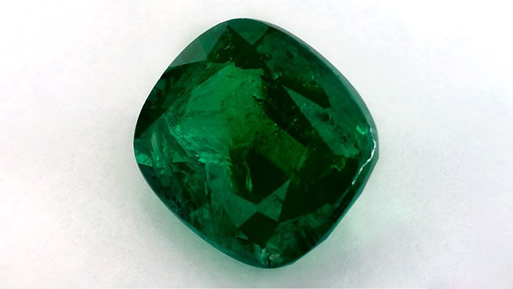 Zambian Cushion Cut Loose Emerald