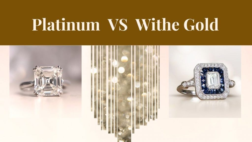 platinum vs white gold infographic design