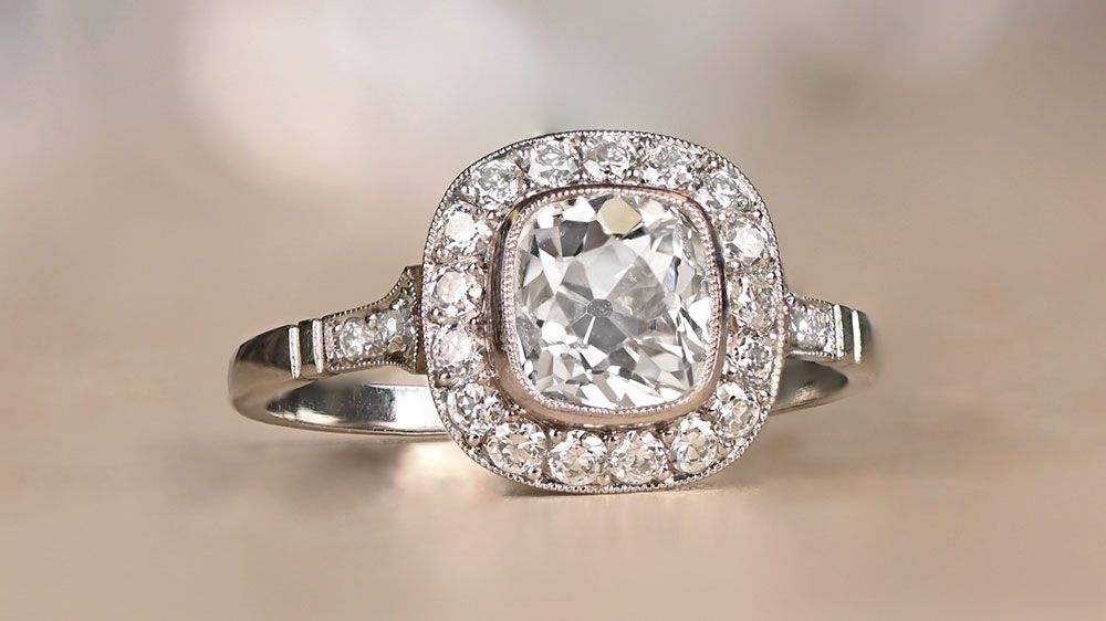 12252 Rundell 1.30 carat diamond engagement Ring