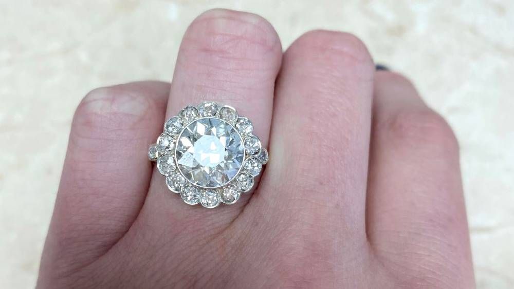 13452 stockton floral cluster engagement ring