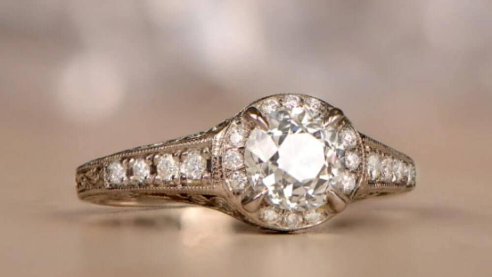 13804 Tamworth Old European Diamond Engagement Ring