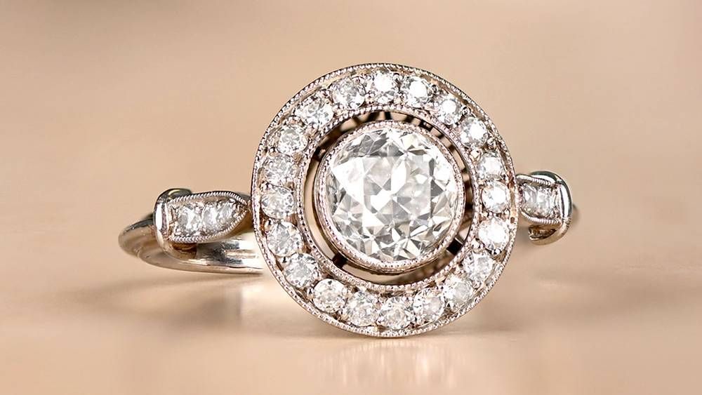 Fenton Diamond Engagement Ring With A Diamond Halo