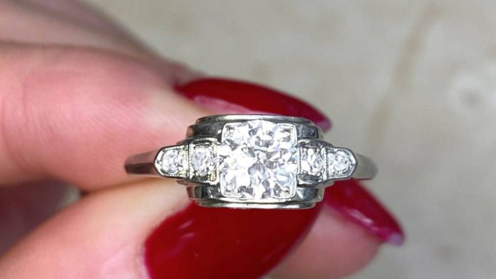 14216 Allentown Vintage Retro Era Diamond Engagement Rings for under $5,0000