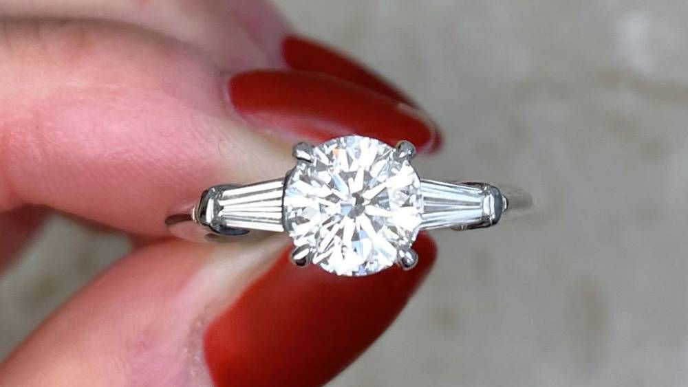 14185 1.30  carat diamond Tiffany engagement Ring
