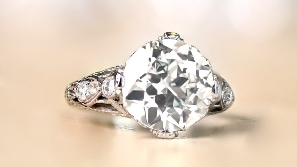 Estate diamond jewelry Hampshire  vintage diamond engagement ring
