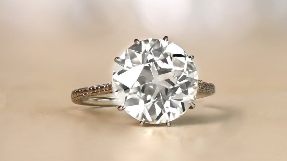 estate diamond jewelry haydon solitaire diamond engagement ring