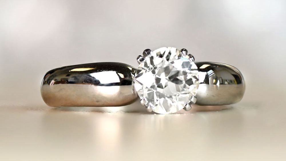 White Gold Fairmont Diamond Engagement Ring For $9000
