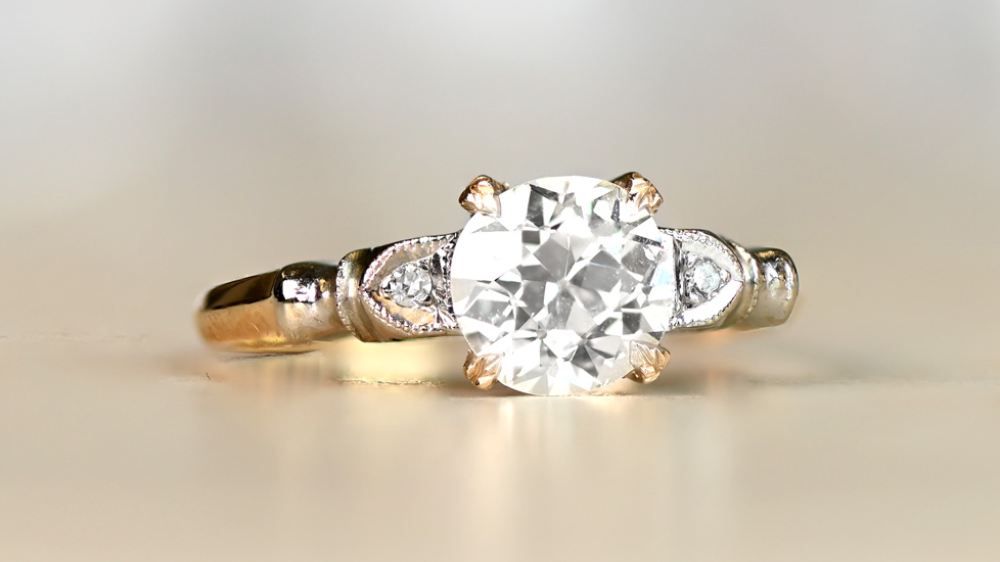 Estate Diamond Jewelry Mildred Vintage Diamond Engagement Ring
