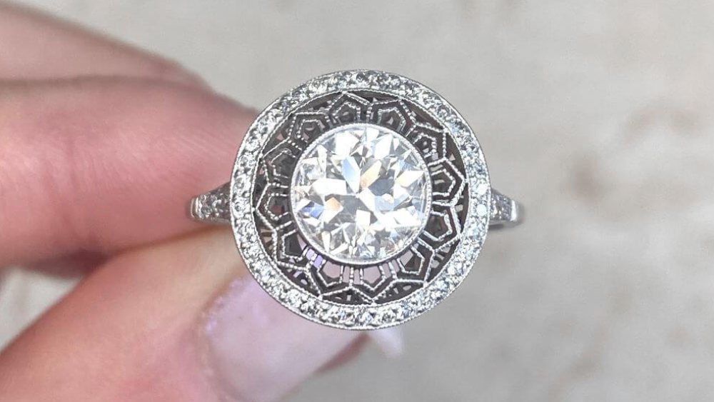 Arvada Diamond Engagement Ring With Mesmerizing Openwork Design