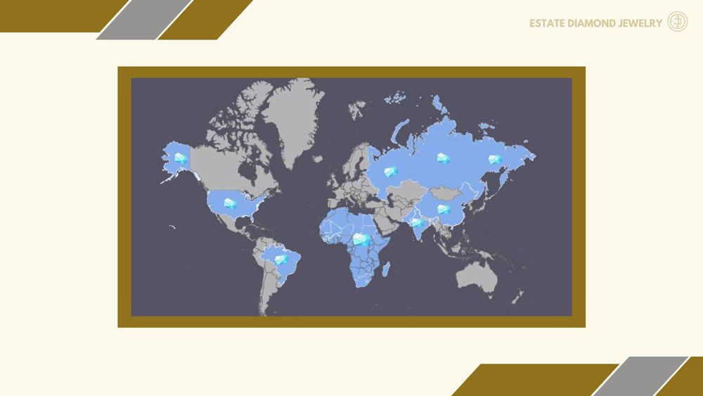 March Birthstone Aquamarine Blog Map of Europe Russia Africa India Madagascar