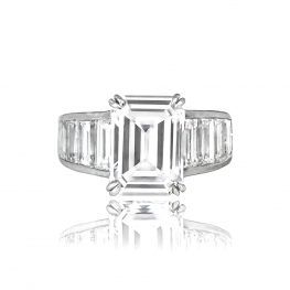 and Diamond Ring. Harry Winston Ring Top View