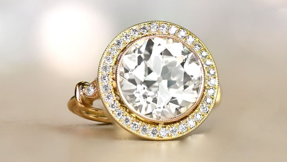 Astoria Diamond Halo Engagement Ring For Approximately $45000