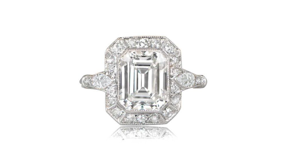 Callington Diamond Engagement Ring Featuring A Diamond Halo