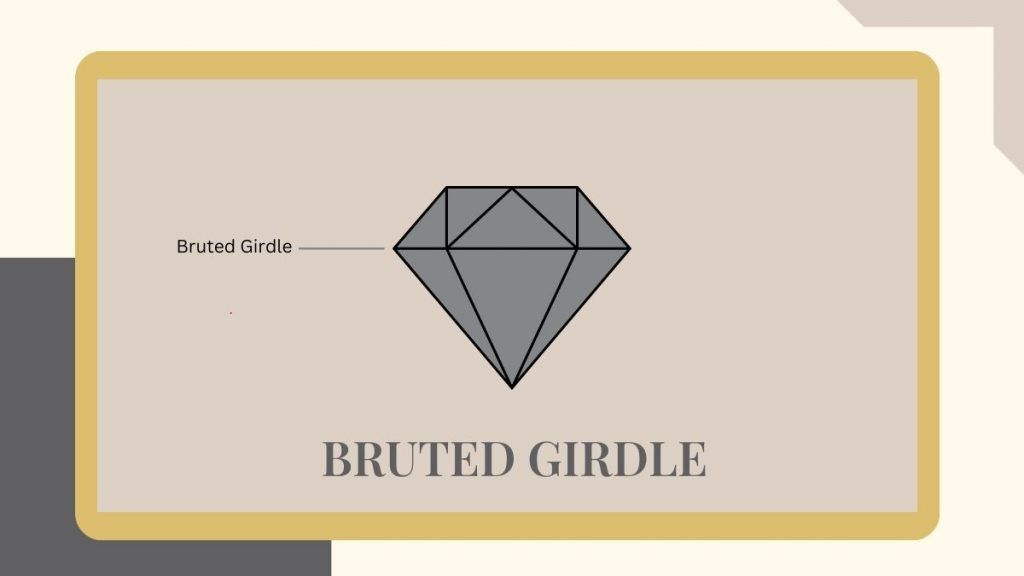 explanation and graphic of a bruted girdle