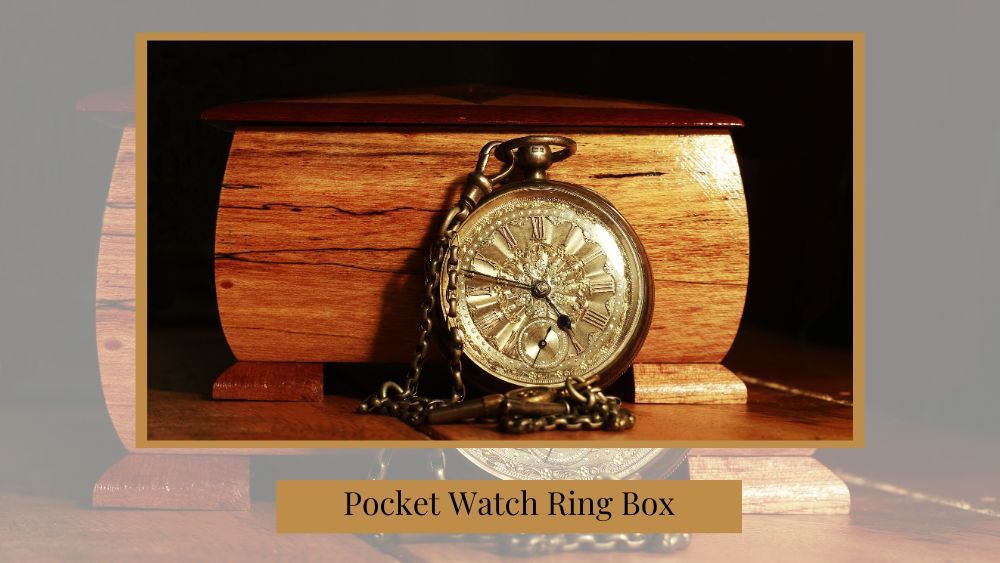 Pocket Watch Ring Box