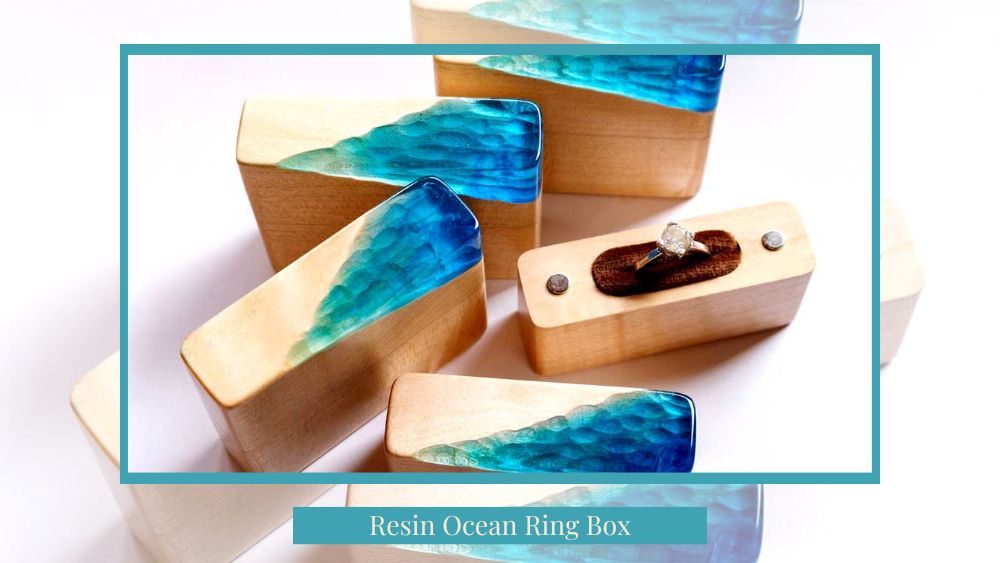 Resin Ocean Ring Box water design