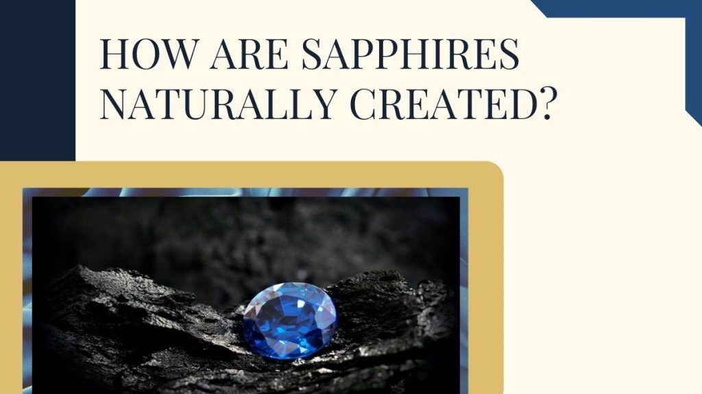 are sapphires naturally created graphic design 