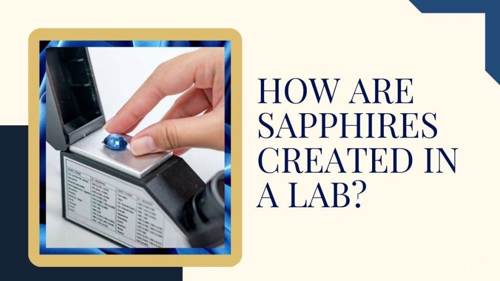 Lab Grown Sapphire Tested on Refractometer