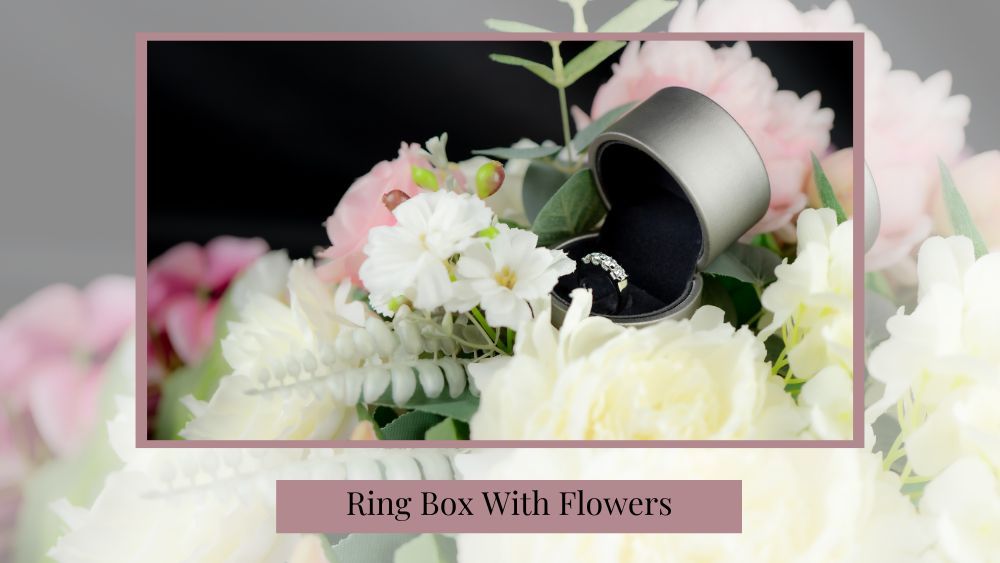 Ring Box with Flowers on Top