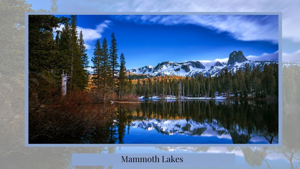 stunning picture of mammoth lakes for the idea to propose 