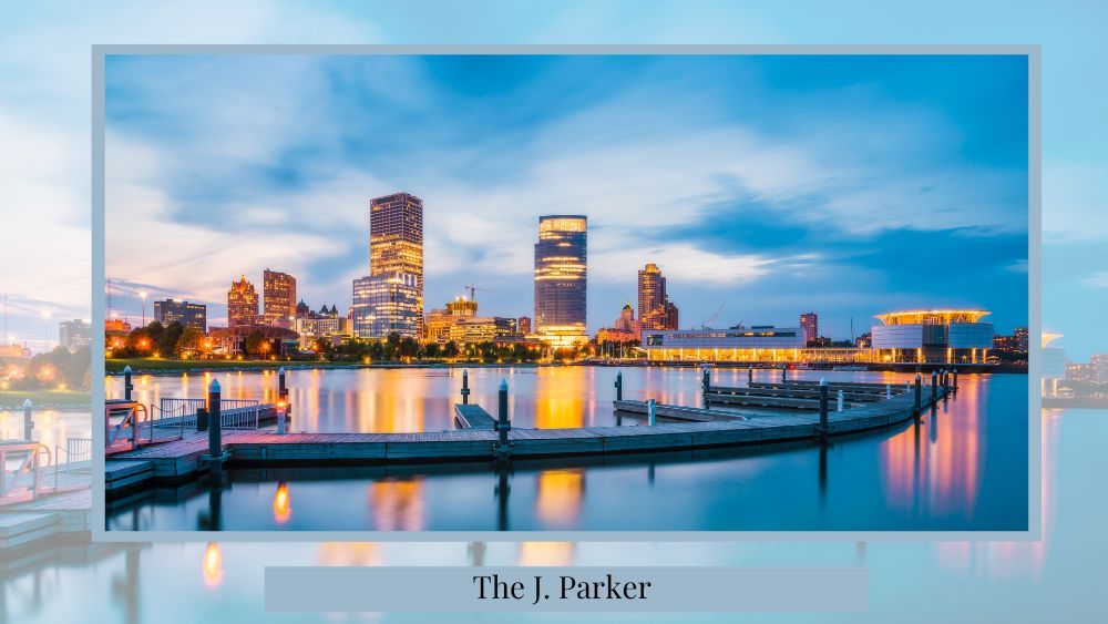 beautiful image of the j parker boardwalk in front of the city