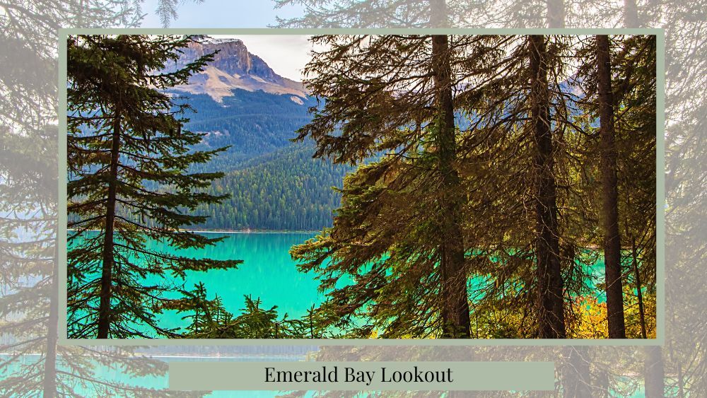 picture of the viewpoint of emerald bay lookout