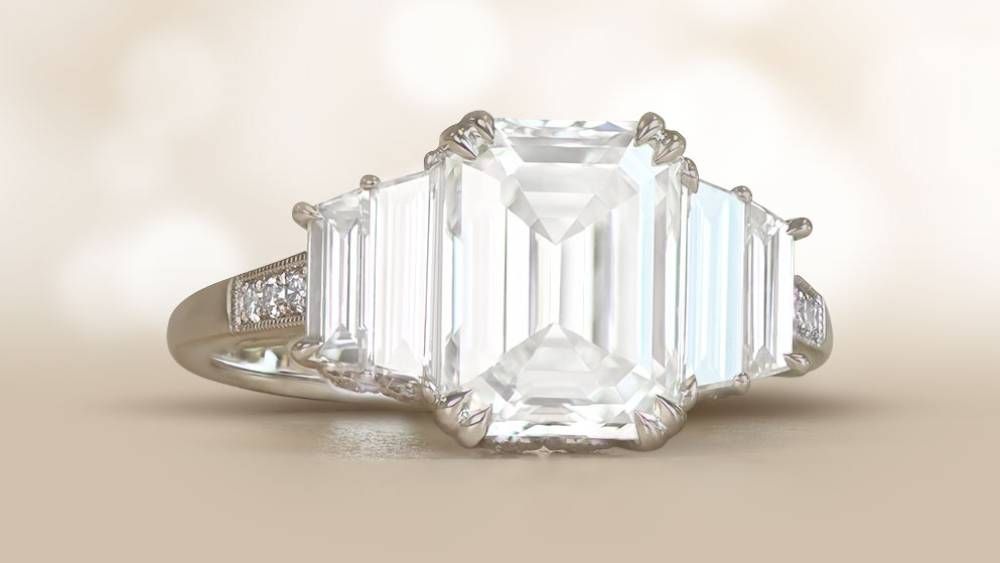 Five Stone Diamond Engagement Ring