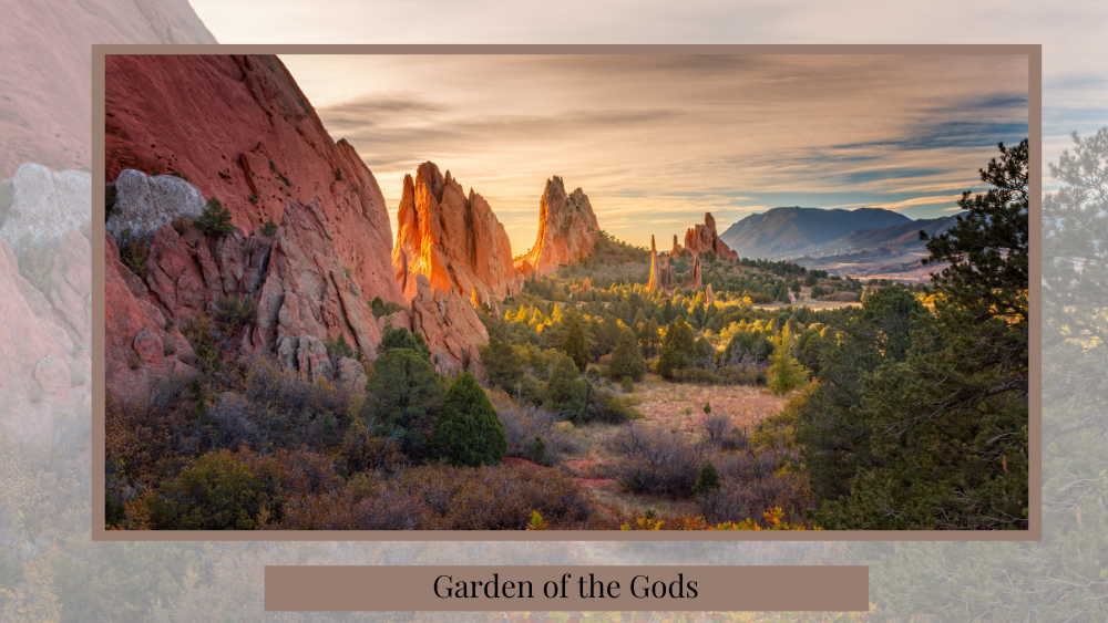 incredible picture of the garden of the gods in colorado for a perfect idea of proposal