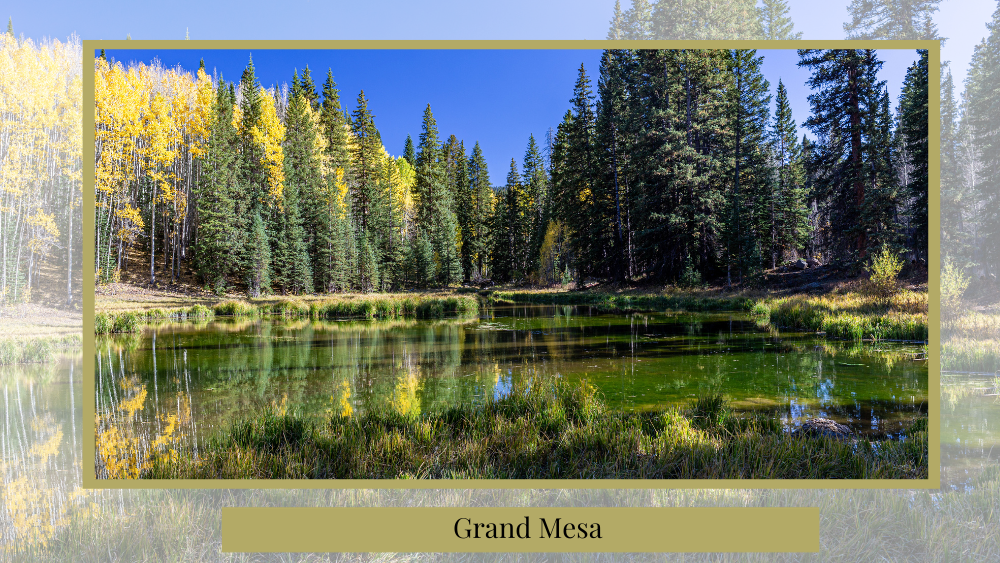 grand mesa in colorado for a great place to propose 